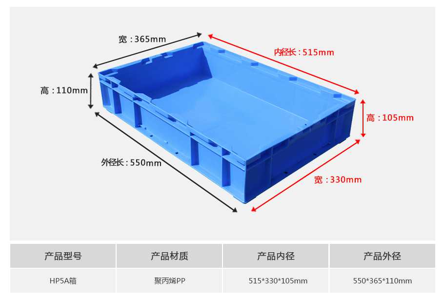 軒盛塑業(yè)HP5a塑料物流箱